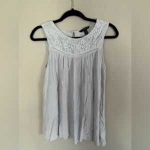 Maison coupe baby doll sleeveless top
